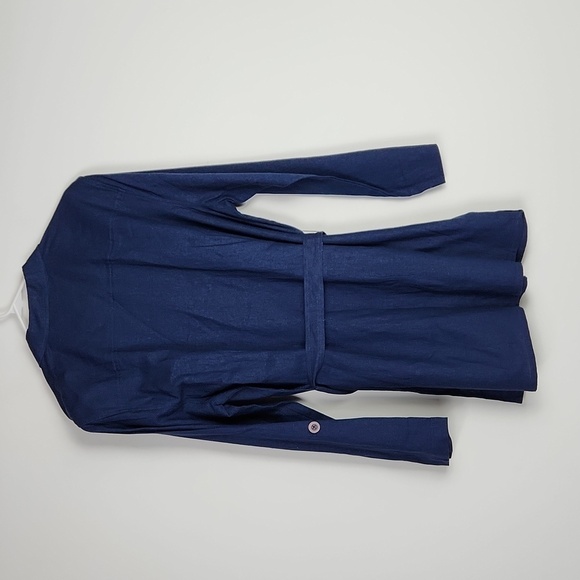 NWT Women's Blue Linen Blend Jacket by Jessica Holbrook size L - Picture 6 of 6